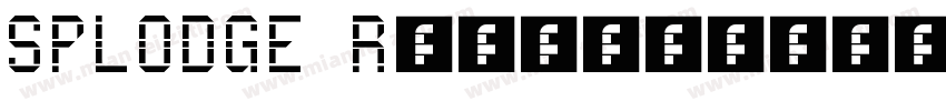 SPLODGE Regular字体转换